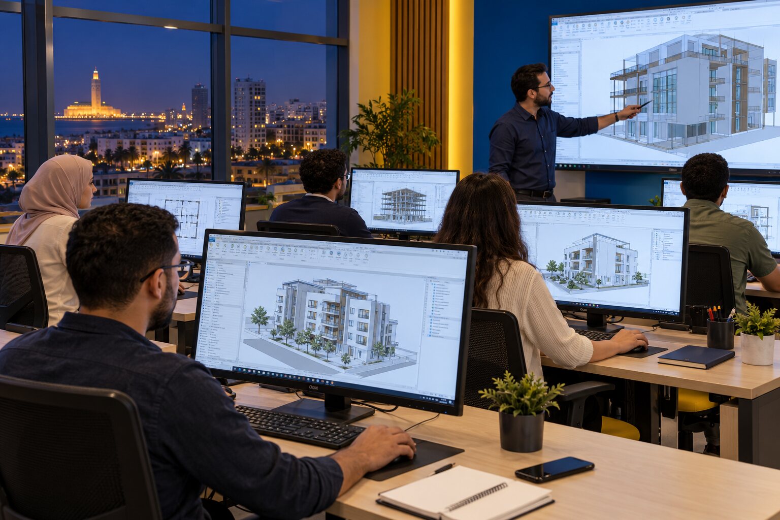 Formation Revit soir et week-end Casablanca en salle