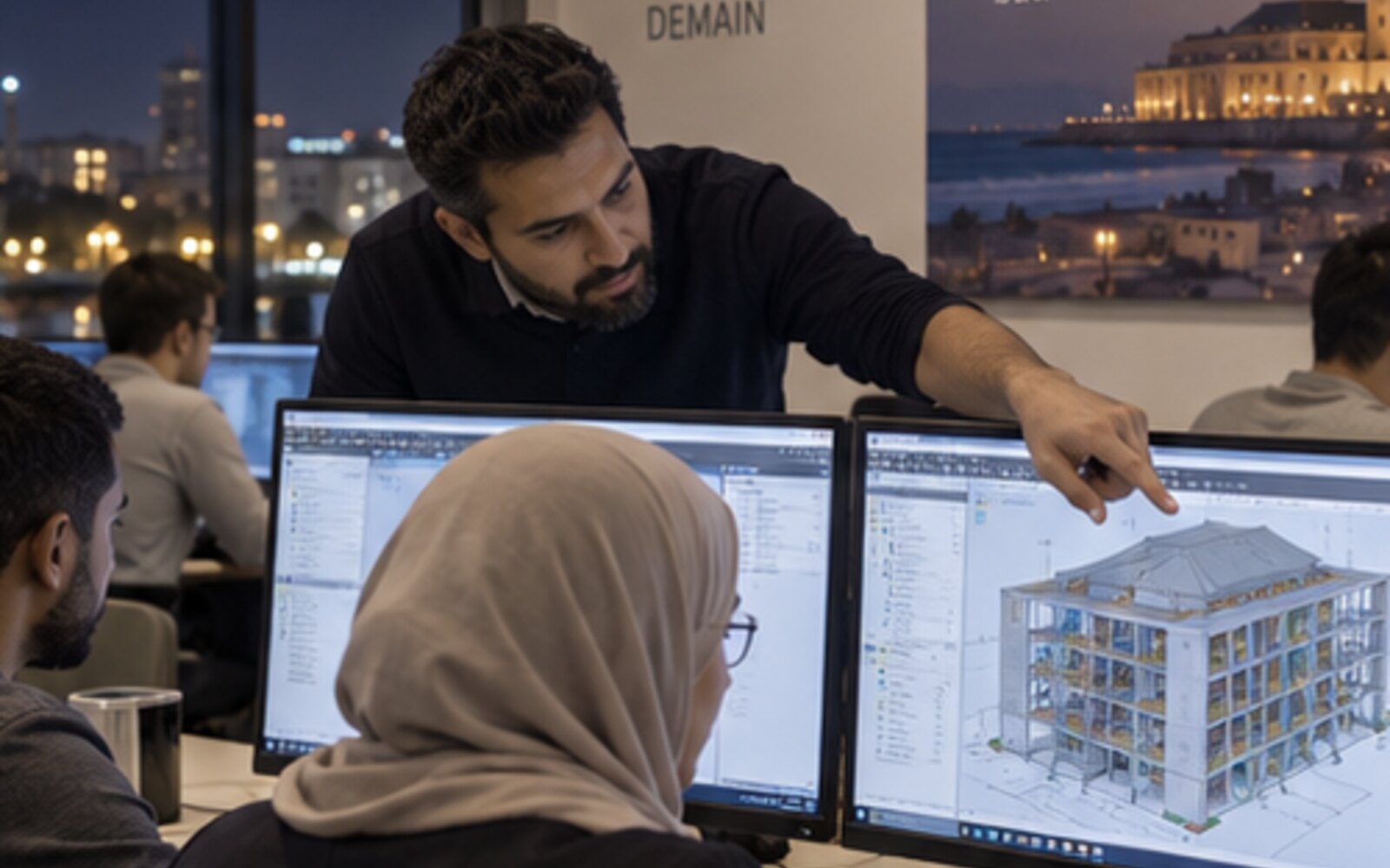 Formation Revit soir et week-end Casablanca : atelier de maquette numérique